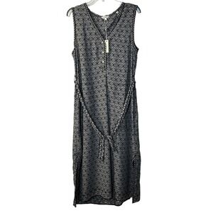 MAX STUDIO LONDON Maxi Dress Large Boho Peasant Cottagecore Prairie MSRP $148